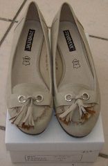 chaussure beige