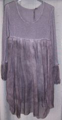 tunique décolleté violette