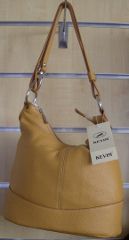 sac à main en cuir jaune moutarde