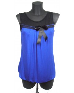 top avec noeud satin